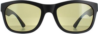Serengeti Eyewear Square Matte Black Saturn Green 555nm Chandler