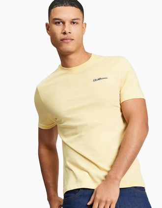 Ben Sherman Mens Short Sleeve Signature T-Shirt | Butterscotch - Yellow - Size: 42