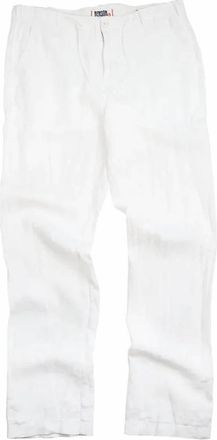 Benson Mens Key West Linen Pants In White