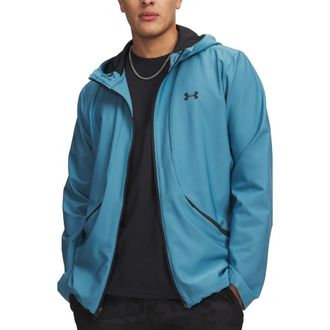 Under Armour Unstoppable Hooded Jacket in Boundless Blue at Nordstrom, Size Xx-Large