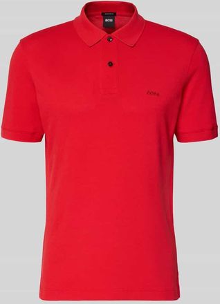HUGO BOSS Regular Fit Poloshirt aus reiner Baumwolle Modell PALLAS in Rot, Gr&ouml;&szlig;e XXXL