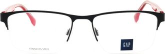 GAP VGP012 Rectangular Metal Eyeglasses - Black