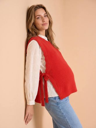 Envie de Fraise Umstands-Pullunder rot