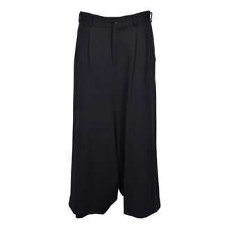 Comme Des Gar&ccedil;ons Wide Trousers, female, Black, Size: M Gonna Pantalone