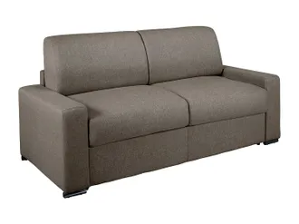 Vente-Unique Vente-unique - Divano Letto 3 Posti A Ribalta Letto 140cm Materasso 22cm Tessuto Memory Foam - Antracite - Calito