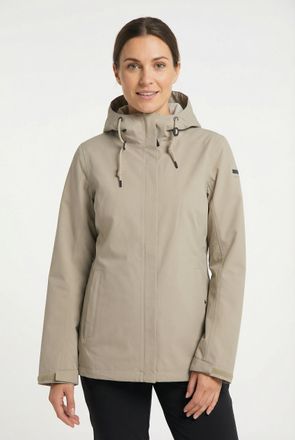 Icepeak Funktionsjacke ICEPEAK ADENAU, Damen, Gr. 36, cement, Obermaterial: 100% Polyester. Futter: 100% Polyamid, Jacken Funktionsjacke