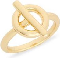 Nordstrom Rack Toggle Knot Ring in Gold at Nordstrom Rack, Size 6