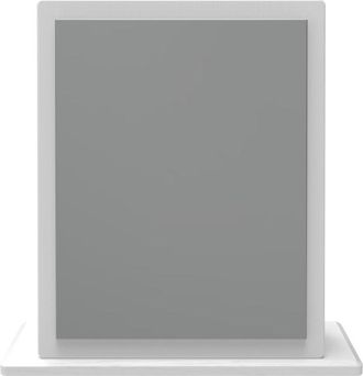 Welcome Furniture Kingston Dressing Table Mirror - White Ash & Bardolino Oak - Welcome Furniture | TJ Hughes