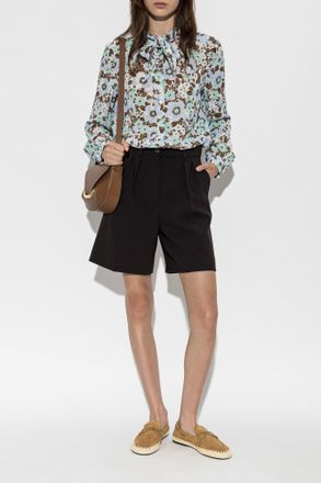 Tory Burch Shirt With Floral Motif, Womens, Multicolour