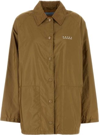 Prada Brown Wind Breaker Jacket
