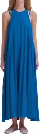 Sayaka Davis Double Strap Dress In Cerulean