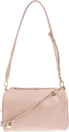 Furla Talia Bag - Dames - Schoudertassen - Roze - ONE Size - Leer - Tassen