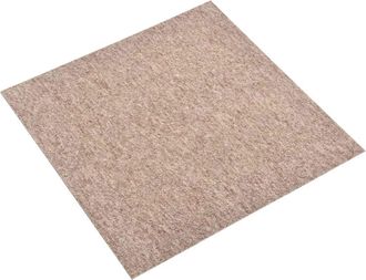 vidaXL Alfombra 20 Uds. Beige 50 X 50 Cm 100% Polipropileno Vidaxl