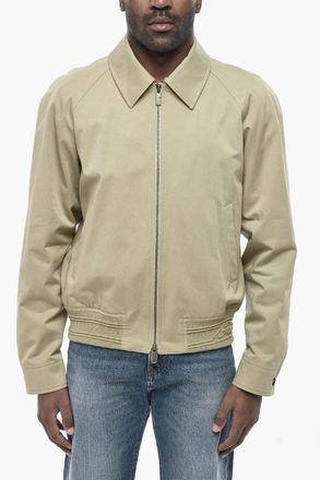 Burberry Overshirt in Cotone con Zip Frontale Burberry