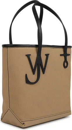 J.W.Anderson Unisex Tote Bag Anchor Beige Cotton Handbags Hand