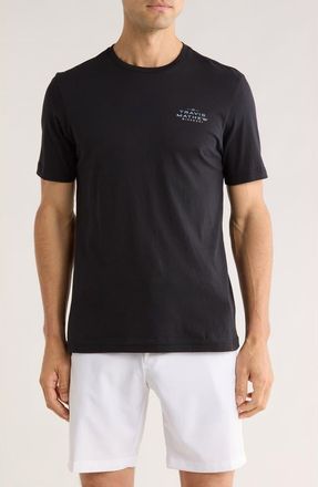 Travis Mathew Staggered Cotton Graphic T-Shirt in Black at Nordstrom Rack, Size X-Large