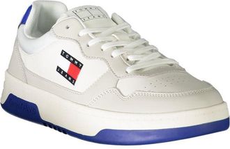 Tommy Hilfiger Leather and Polyurethane Sneaker - White