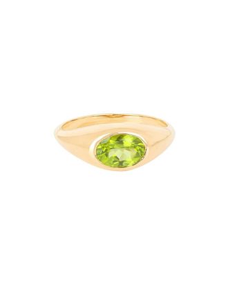 Tiramisu 14K Plated 1.00 Ct. Tw. Peridot Ring