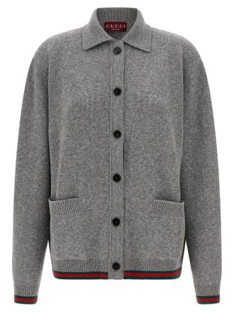 Gucci Womens Polo Cardigan