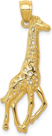 Diamond2Deal 14k Yellow Gold Giraffe Pendant