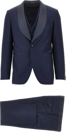Tagliatore Super 110s wool three-piece suit Man 50