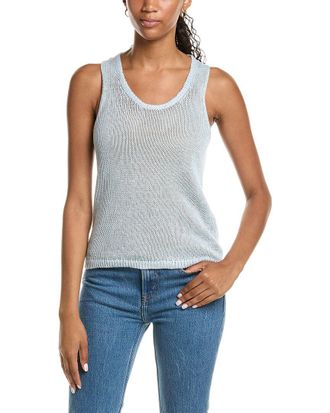 Vince Linen Knit Tank Top