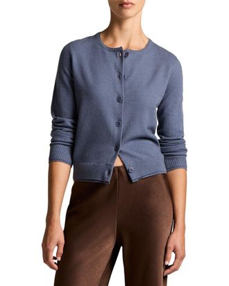 Vince Scallop Trim Cardigan