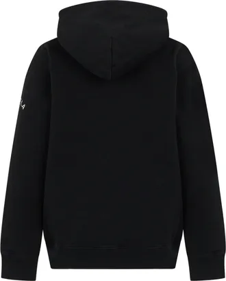 Maison Margiela Womens Hooded Sweatshirt Black Cotton Hoodies
