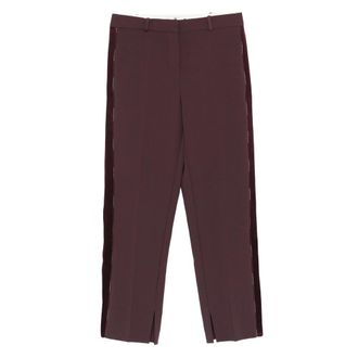 Elisabetta Franchi Side-stripe Split-hem Trousers