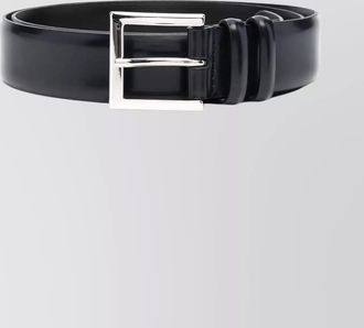 Orciani smooth leather belt adjustable length