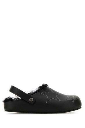 Stella McCartney Black Elyse Slip On Sandals