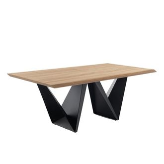 Oresteluchetta Mesa fija efecto madera acabado fresno cm. Al.76 x p.100 x l.200