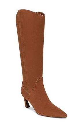 Naturalizer Emily Pointed Toe Knee High Boot in Dark Chestnut Brown at Nordstrom Rack, Size 6 Regular Calf