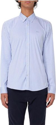 HUGO BOSS H-Roan-Bd Shirt - Heren - Zakelijke Overhemden - Blauw - XL - Katoen - Overhemden