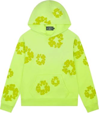 Denim Tears Felpa Mono Wreath in cotone con cappuccio - Verde