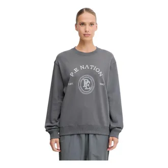 P.E Nation P.E Nation, Dames, Sweatshirts & Hoodies, Grijs, Maat: M Katoen