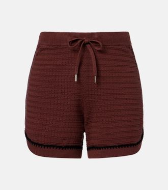 Varley Shorts calados Morden de algod&oacute;n