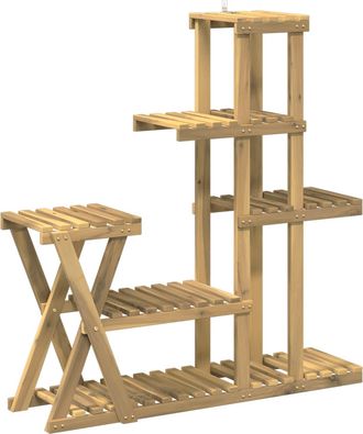vidaXL Soporte De Plantas Blanco 95 X 25 X 101,5 Cm Vidaxl