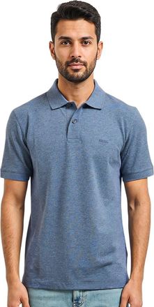 HUGO BOSS Blue Shirt Collar Polos