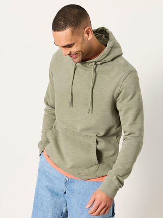 Fat Face FatFace Sage Green Slub Hoodie