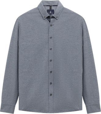 State of Art Overhemden, Heren, Blauw, 2Xl, Linnen, Hemd