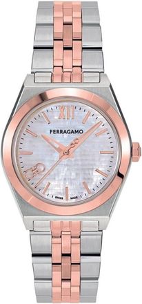 Ferragamo Vega New Quartz Mother of Pearl Dial Ladies Watch SFKJ01124