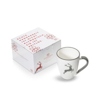 Gmundner Keramik Gmundner Keramik - Gmundner Ceramics Grey Stag, Taza De Desayuno Max (0,3 L)