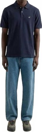 Edmmond Studios Duck Polo Shirt In Navy