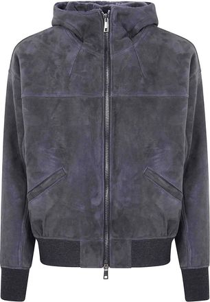 Giorgio Brato Mutton Velour Oversized Hooded Sweatshirt