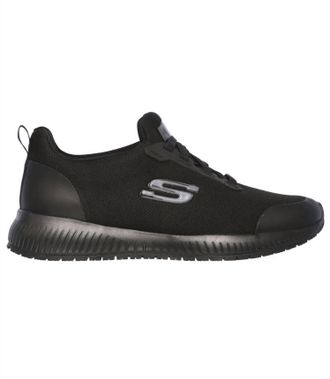 Skechers Womens Work Squard Sr Shoes In Black