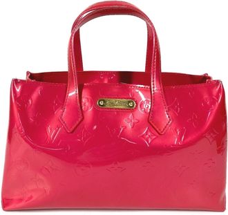 Louis Vuitton Galle Pink Rose Pop Monogram Vernis Handbag Tote Bag (Pre-Owned)