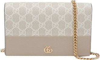 Gucci Gg Marmont Bi-Colour Mini Chain Bag