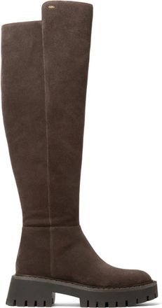 Michael Kors Asher Laars - Dames - Schoenen - Bruin - Maat: 38 1/2 EU Leer