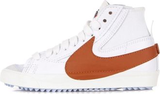 Nike Jumbo White High-top Sneaker - Heren - Fitnessschoenen - Wit - 35 1/2 EU - Leer - Fitness